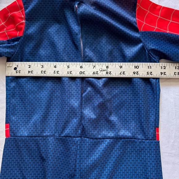 Halloween Kids Spiderman 2 Costume Jumpsuit Only Size 7-10 No Mask - Picture 12 of 16